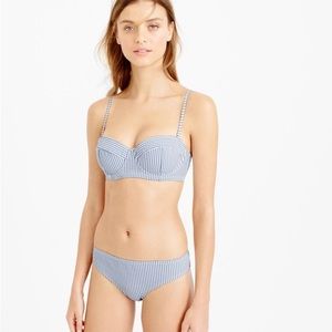 J. Crew seersucker bikini